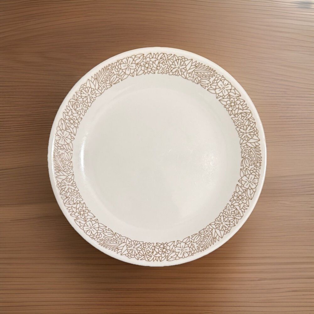 Corelle Corning Woodland Brown 10" Dinner  Plate  Vintage